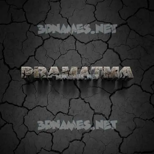 pramatma in Cracked Stone style - 3D name wallpaper pramatma in Cracked Stone style - 3D name wallpaper