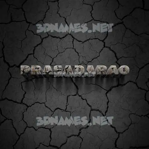 prasadarao in Cracked Stone style - 3D name wallpaper prasadarao in Cracked Stone style - 3D name wallpaper
