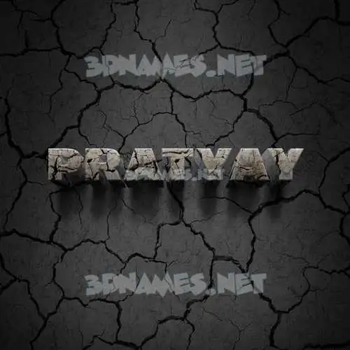 pratyay in Cracked Stone style - 3D name wallpaper pratyay in Cracked Stone style - 3D name wallpaper