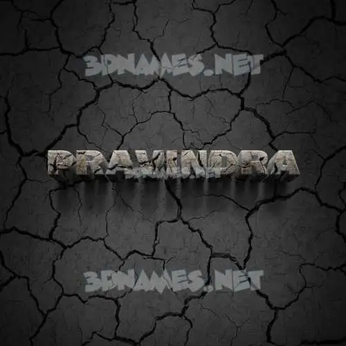 pravindra in Cracked Stone style - 3D name wallpaper pravindra in Cracked Stone style - 3D name wallpaper