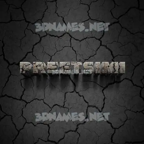 preetsimi in Cracked Stone style - 3D name wallpaper preetsimi in Cracked Stone style - 3D name wallpaper