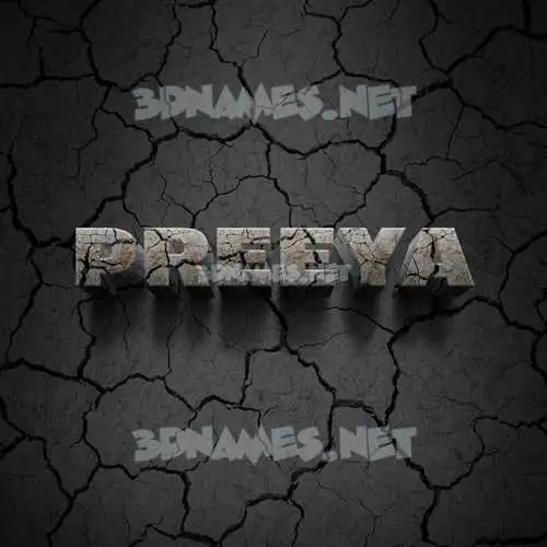 preeya in Cracked Stone style - 3D name wallpaper preeya in Cracked Stone style - 3D name wallpaper