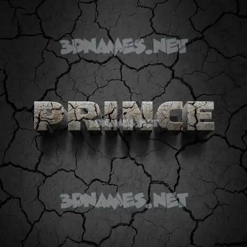 prince in Cracked Stone style - 3D name wallpaper prince in Cracked Stone style - 3D name wallpaper