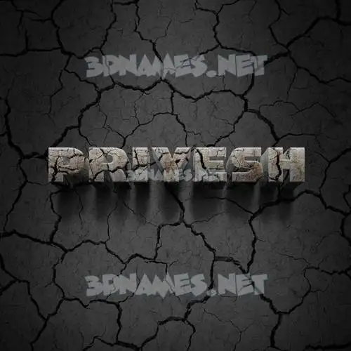 priyesh in Cracked Stone style - 3D name wallpaper priyesh in Cracked Stone style - 3D name wallpaper