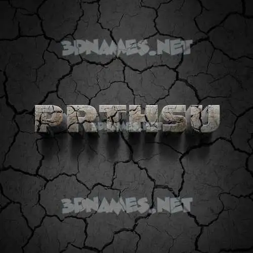 prthsu in Cracked Stone style - 3D name wallpaper prthsu in Cracked Stone style - 3D name wallpaper