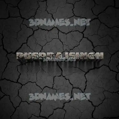 pusprajsingh in Cracked Stone style - 3D name wallpaper pusprajsingh in Cracked Stone style - 3D name wallpaper
