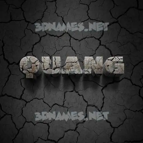 quang in Cracked Stone style - 3D name wallpaper quang in Cracked Stone style - 3D name wallpaper