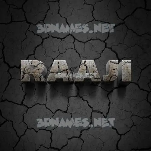 raaji in Cracked Stone style - 3D name wallpaper raaji in Cracked Stone style - 3D name wallpaper