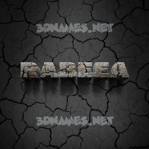rabeea in Cracked Stone style - 3D name wallpaper rabeea in Cracked Stone style - 3D name wallpaper
