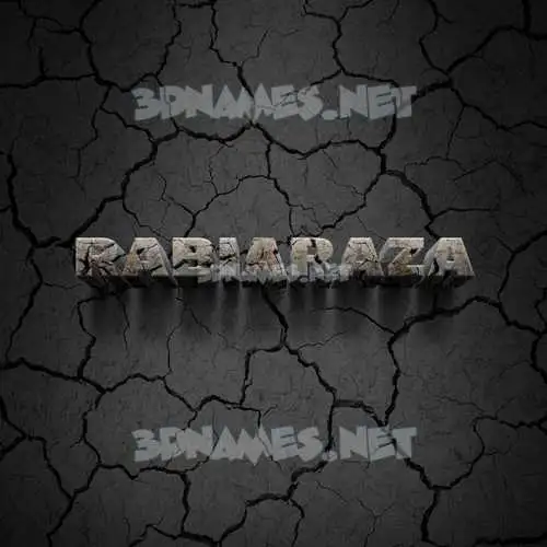 rabiaraza in Cracked Stone style - 3D name wallpaper rabiaraza in Cracked Stone style - 3D name wallpaper