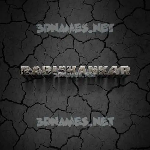 rabishankar in Cracked Stone style - 3D name wallpaper rabishankar in Cracked Stone style - 3D name wallpaper
