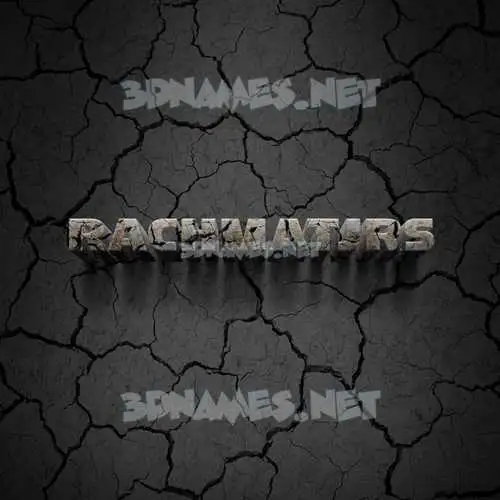 rachmatjrs in Cracked Stone style - 3D name wallpaper rachmatjrs in Cracked Stone style - 3D name wallpaper