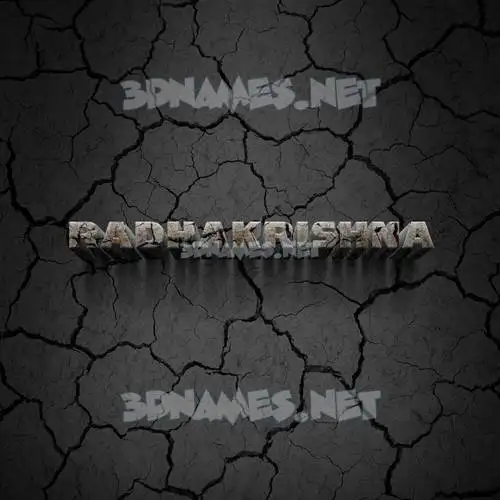 radhakrishna in Cracked Stone style - 3D name wallpaper radhakrishna in Cracked Stone style - 3D name wallpaper