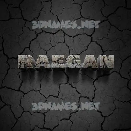 raegan in Cracked Stone style - 3D name wallpaper raegan in Cracked Stone style - 3D name wallpaper