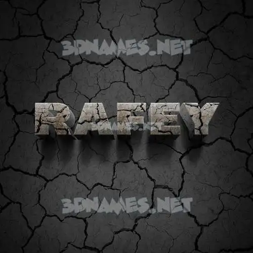 rafey in Cracked Stone style - 3D name wallpaper rafey in Cracked Stone style - 3D name wallpaper