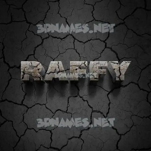 raffy in Cracked Stone style - 3D name wallpaper raffy in Cracked Stone style - 3D name wallpaper