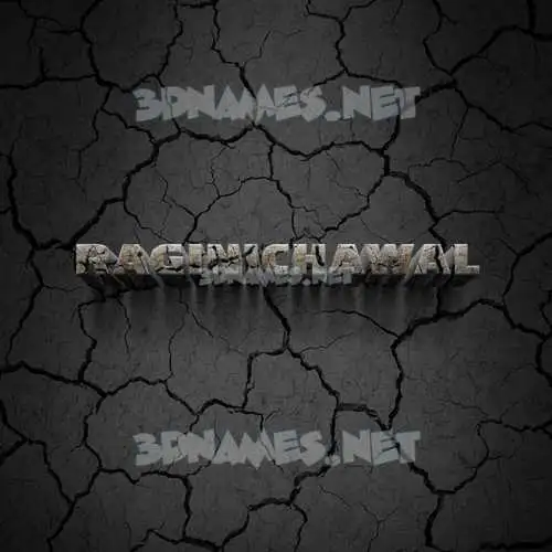 raginichawal in Cracked Stone style - 3D name wallpaper raginichawal in Cracked Stone style - 3D name wallpaper