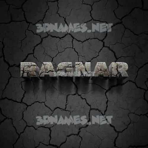 ragnar in Cracked Stone style - 3D name wallpaper ragnar in Cracked Stone style - 3D name wallpaper