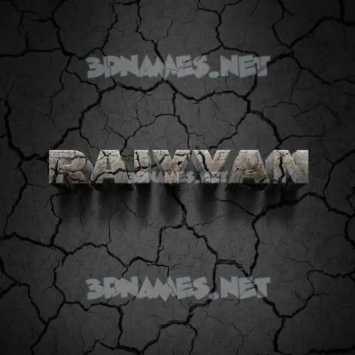 raiyyan in Cracked Stone style - 3D name wallpaper raiyyan in Cracked Stone style - 3D name wallpaper