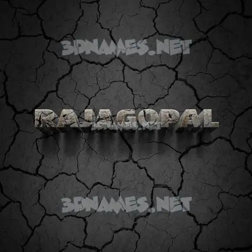 rajagopal in Cracked Stone style - 3D name wallpaper rajagopal in Cracked Stone style - 3D name wallpaper