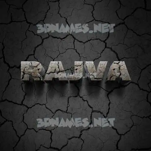 rajva in Cracked Stone style - 3D name wallpaper rajva in Cracked Stone style - 3D name wallpaper