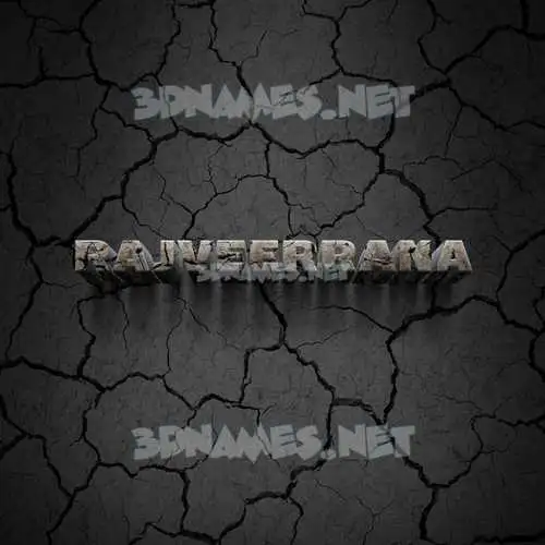rajveerrana in Cracked Stone style - 3D name wallpaper rajveerrana in Cracked Stone style - 3D name wallpaper