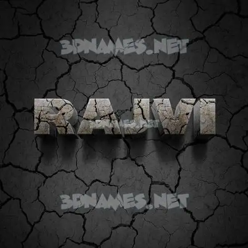 rajvi in Cracked Stone style - 3D name wallpaper rajvi in Cracked Stone style - 3D name wallpaper