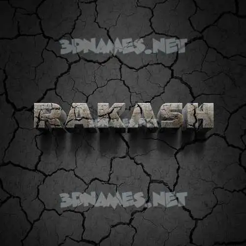 rakash in Cracked Stone style - 3D name wallpaper rakash in Cracked Stone style - 3D name wallpaper