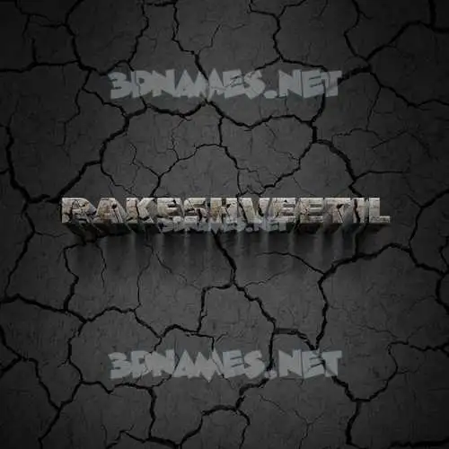rakeshveetil in Cracked Stone style - 3D name wallpaper rakeshveetil in Cracked Stone style - 3D name wallpaper