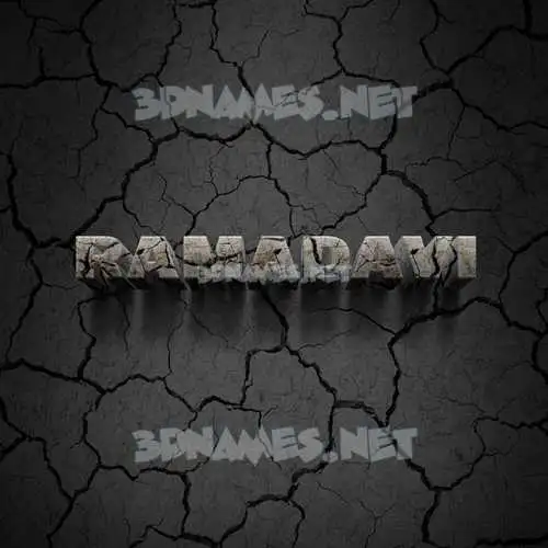 ramadavi in Cracked Stone style - 3D name wallpaper ramadavi in Cracked Stone style - 3D name wallpaper