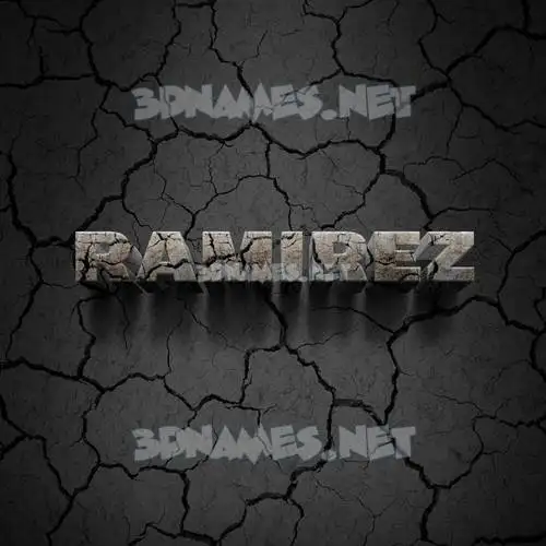 ramirez in Cracked Stone style - 3D name wallpaper ramirez in Cracked Stone style - 3D name wallpaper