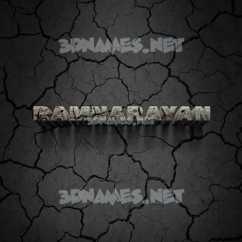 ramnarayan in Cracked Stone style - 3D name wallpaper ramnarayan in Cracked Stone style - 3D name wallpaper