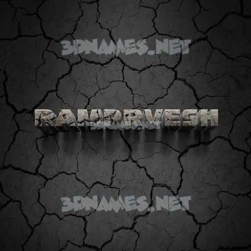 ramprvesh in Cracked Stone style - 3D name wallpaper ramprvesh in Cracked Stone style - 3D name wallpaper