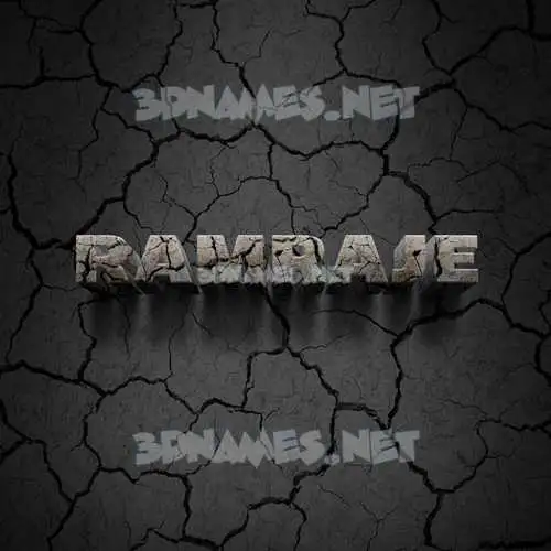 ramraje in Cracked Stone style - 3D name wallpaper ramraje in Cracked Stone style - 3D name wallpaper