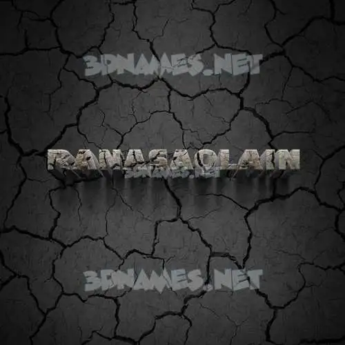 ranasaqlain in Cracked Stone style - 3D name wallpaper ranasaqlain in Cracked Stone style - 3D name wallpaper
