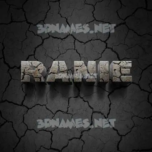 ranie in Cracked Stone style - 3D name wallpaper ranie in Cracked Stone style - 3D name wallpaper
