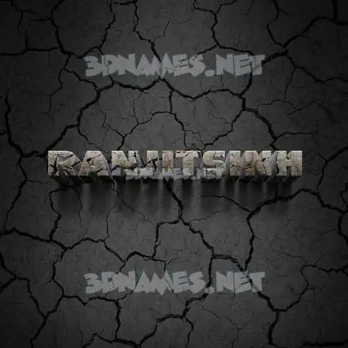 ranjitsinh in Cracked Stone style - 3D name wallpaper ranjitsinh in Cracked Stone style - 3D name wallpaper