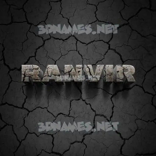 ranvir in Cracked Stone style - 3D name wallpaper ranvir in Cracked Stone style - 3D name wallpaper