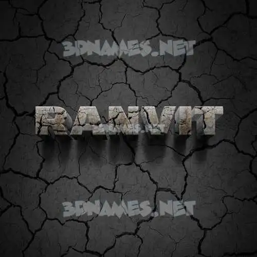 ranvit in Cracked Stone style - 3D name wallpaper ranvit in Cracked Stone style - 3D name wallpaper
