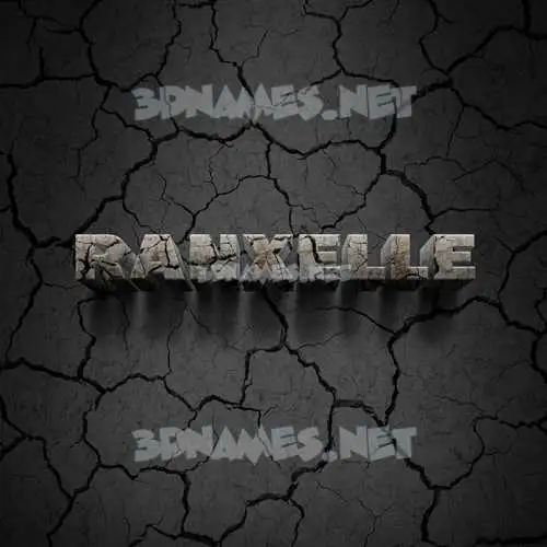 ranxelle in Cracked Stone style - 3D name wallpaper ranxelle in Cracked Stone style - 3D name wallpaper