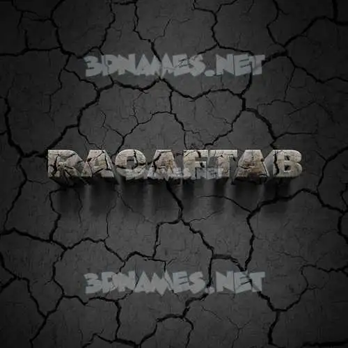 raoaftab in Cracked Stone style - 3D name wallpaper raoaftab in Cracked Stone style - 3D name wallpaper