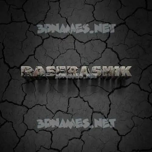 raserashik in Cracked Stone style - 3D name wallpaper raserashik in Cracked Stone style - 3D name wallpaper