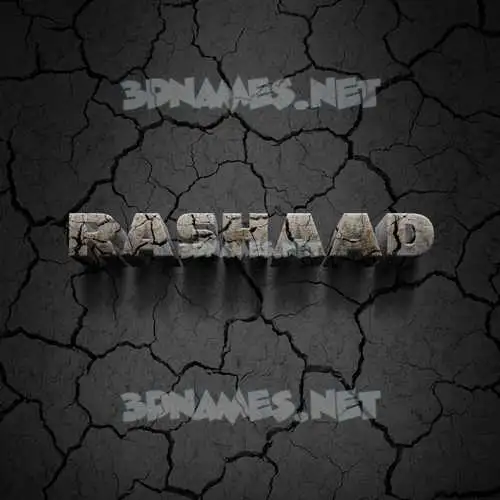 rashaad in Cracked Stone style - 3D name wallpaper rashaad in Cracked Stone style - 3D name wallpaper