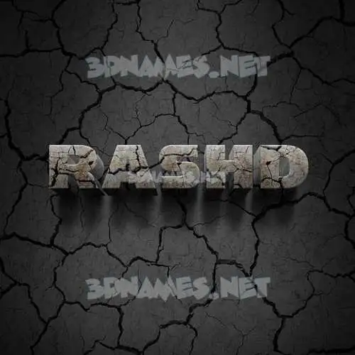 rashd in Cracked Stone style - 3D name wallpaper rashd in Cracked Stone style - 3D name wallpaper