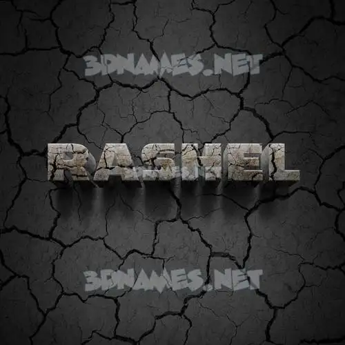 rashel in Cracked Stone style - 3D name wallpaper rashel in Cracked Stone style - 3D name wallpaper
