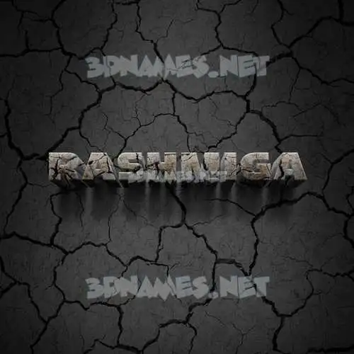 rashmiga in Cracked Stone style - 3D name wallpaper rashmiga in Cracked Stone style - 3D name wallpaper