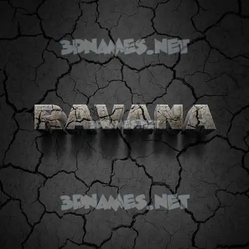 ravana in Cracked Stone style - 3D name wallpaper ravana in Cracked Stone style - 3D name wallpaper