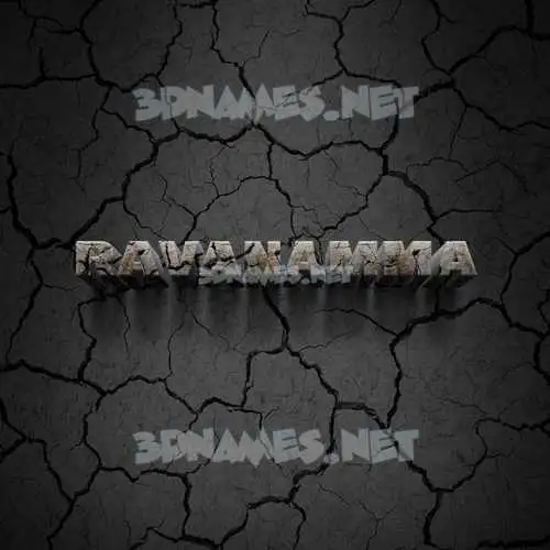 ravanamma in Cracked Stone style - 3D name wallpaper ravanamma in Cracked Stone style - 3D name wallpaper