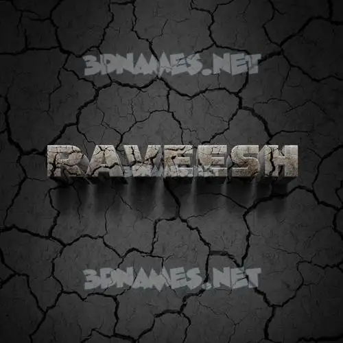 raveesh in Cracked Stone style - 3D name wallpaper raveesh in Cracked Stone style - 3D name wallpaper