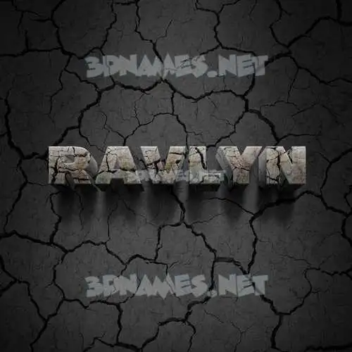 ravlyn in Cracked Stone style - 3D name wallpaper ravlyn in Cracked Stone style - 3D name wallpaper